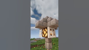 Automatic Redstone LAMP in MINECRAFT #shorts