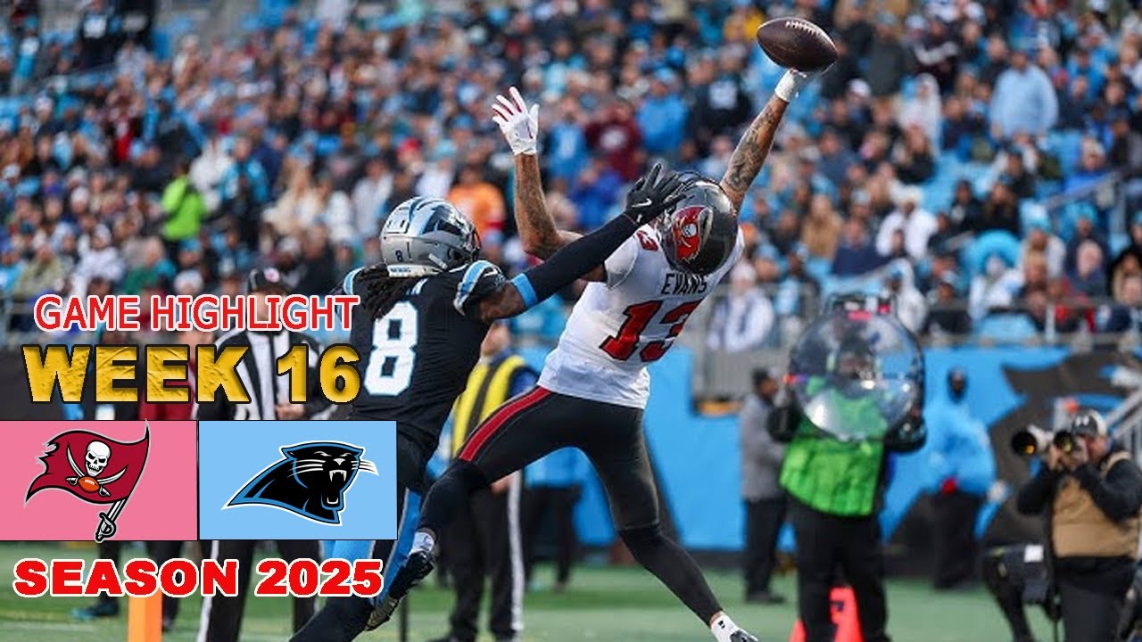 Матч "Тампа-Бэй Бакканирс" против "Каролина Пантерз", 3-я и 4-я четверти | Сезон НФЛ 2025 | НФЛ с...