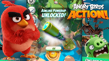 Angry Birds Action! Aimline Powerup Unlocked Level 31 Gameplay