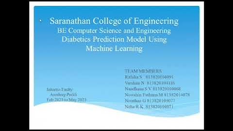 Diabetic prediction using machine learning (SVM)