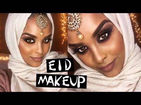 EID MAKEUP WITH HIJAB TUTORIAL CHATTY| NikkisSecretx