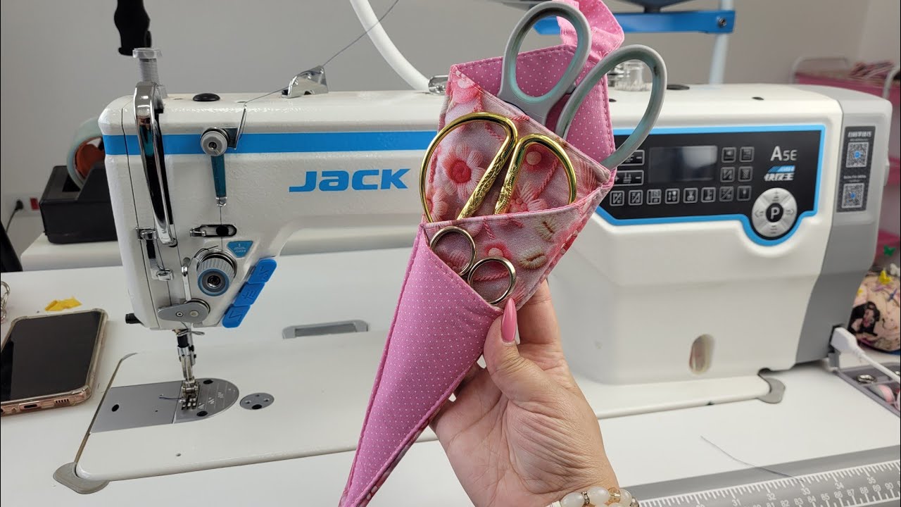 Porta tesouras ✂️  fácil e rápido