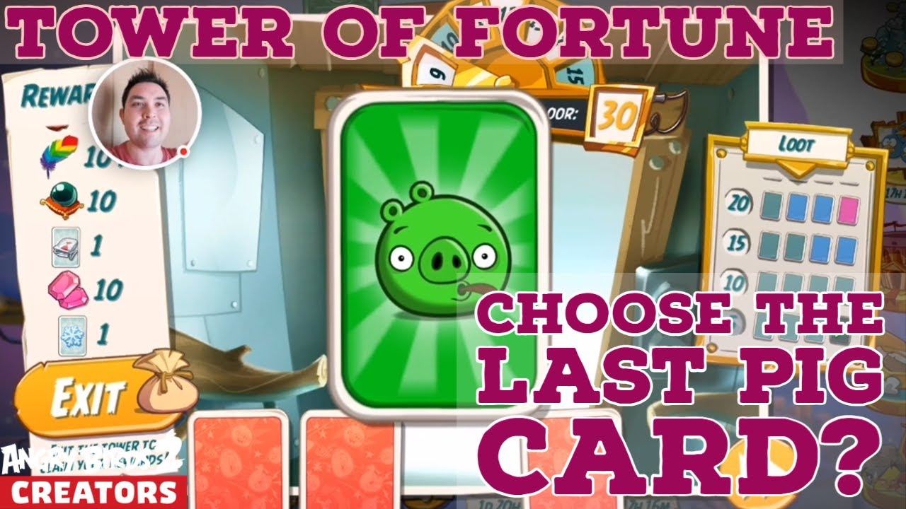 Angry Birds 2 Tower of Fortune — Теория карты «Выбери последнюю свинью» опровергнута?