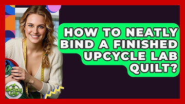 How To Neatly Bind A Finished Upcycle Lab Quilt? - The Upcycle Lab