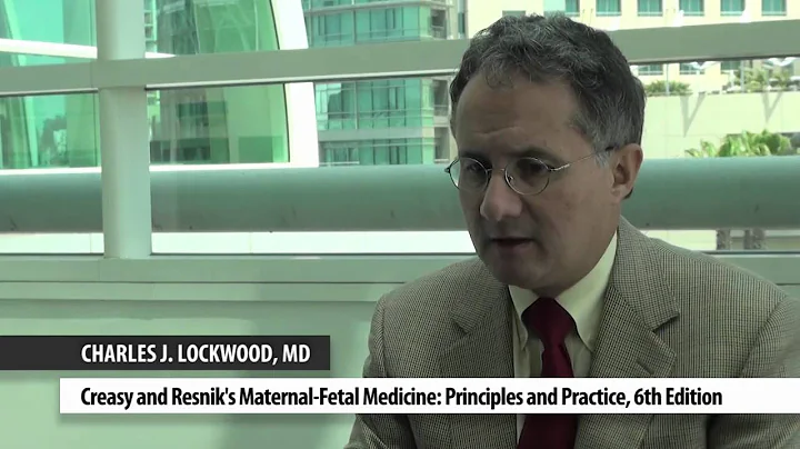 Elsevier author Dr. Charles Lockwood at ACOG 2012