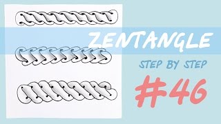 Zentangle step by step tutorial #46