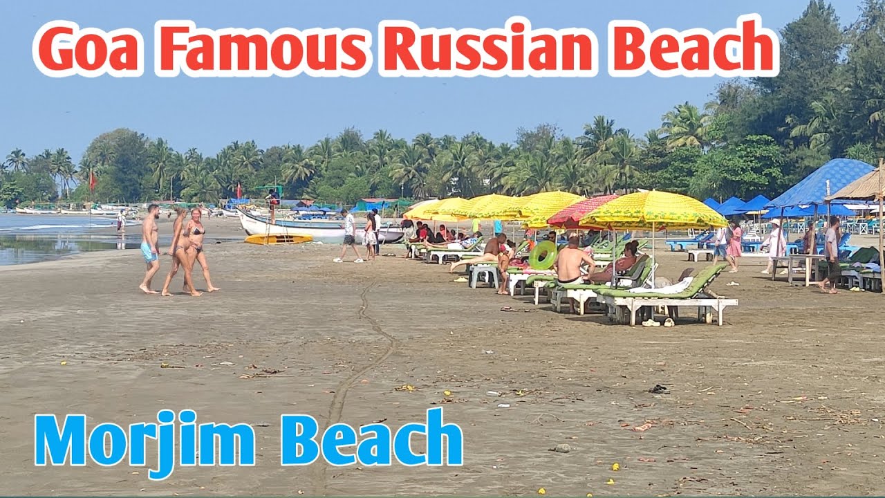 Goa Morjim Beach - November 2022 | Goa Vlog | North Goa | Known as Famous Russian Beach | Shacks |