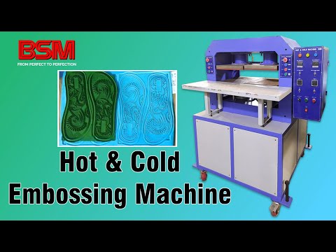 Hot And Cold Embossing Machine | Embossed Machine Hot & Cold | Embossing