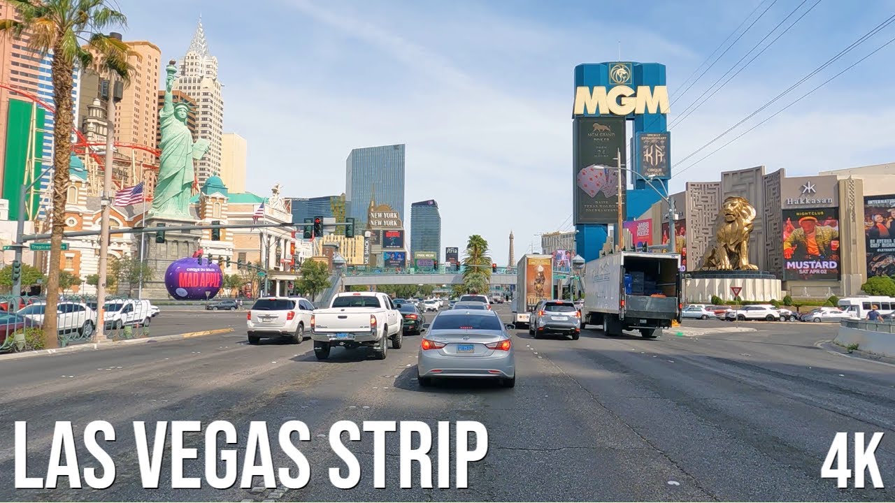 Las Vegas Strip - Las Vegas, Nevada - 4K Drive