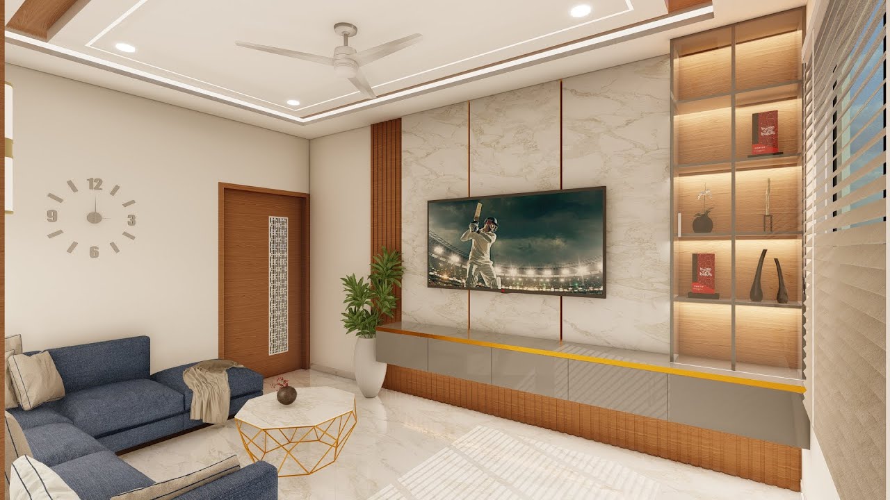 Interior Design | 2BHK Flat| Nashik Phata,Pune| 3d model | walkthrough|