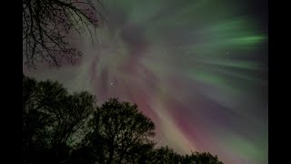 Aurora Borealis at Mille Lacs Lake, MN 5/10/24 Time Lapse by Jaymes Grossman 161 views 8 days ago 2 minutes, 46 seconds