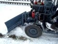 Самодельный трактор Отвал для уборки снега / Eigenbau Traktor mit schnee Schaufel/ Homemade tractor