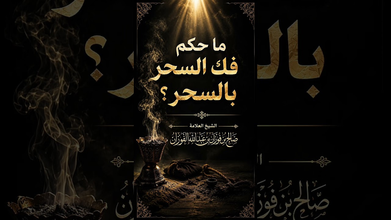ما حكم فك السحر بالسحر ؟ الشيخ العلامة صالح بن فوزان بن عبد الله الفوزان .