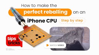 Mastering iPhone CPU Removal, Reballing, and Installation: Tips and Tricks #95