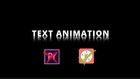 Text Animation Like pro in kinemaster | Part- 7 | Reflected text Animation
