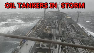 Oil Tankers in Storm | Compilation of Ships in Rough Sea