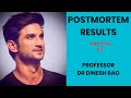 Actor sushant postmortemdr dinesh raoforensic expertsushant singh rajput postmortem results