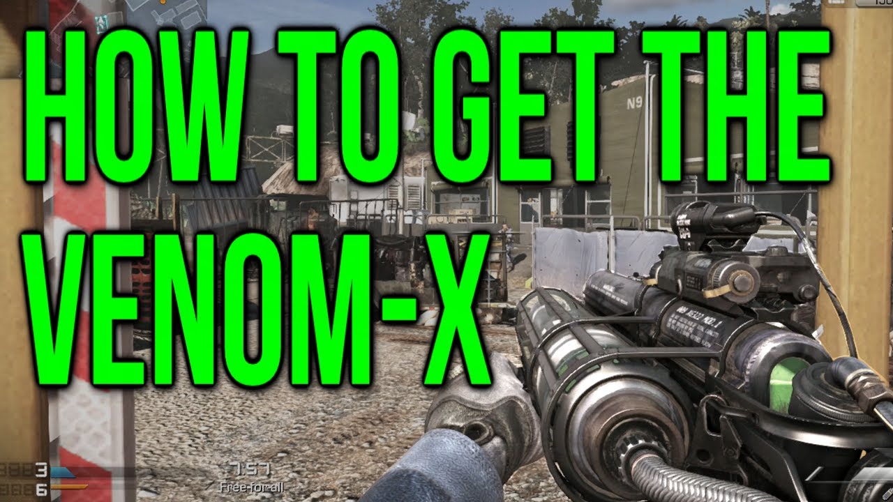 How To Get The Venom-X on Unearthed: Call of Duty Ghosts Devasation DLC  Easter Egg Gameplay - 