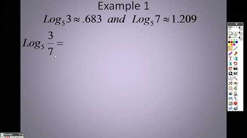 Algebra 2 8.5 Lesson Part 1 Properties of Logarithms