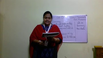 Lesson 2 Monuments and Museums#Class 3(B/C)28th May@SFSNARENGI