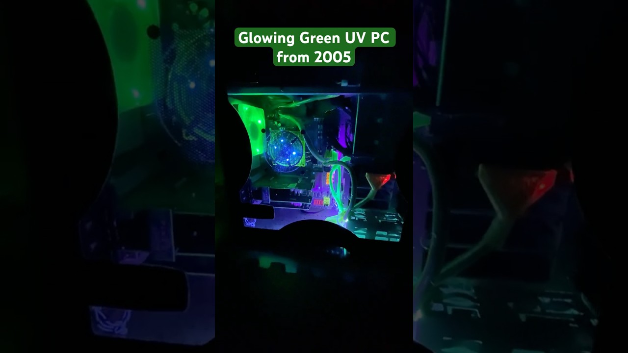 Glowing Green UV PC from 2005 