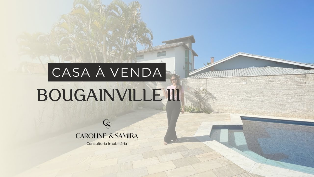 Sobrado no Bougainville III com 5 suites 😍