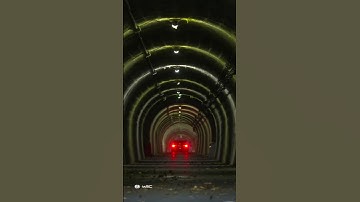Rally car FLAT OUT through a tunnel!