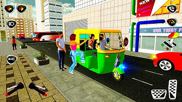 Tuk Tuk Auto Rickshaw Driving - Free Driving Games - Android game Gameplay #6