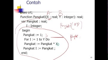 Pemograman modular pada pascal (Fungsi)