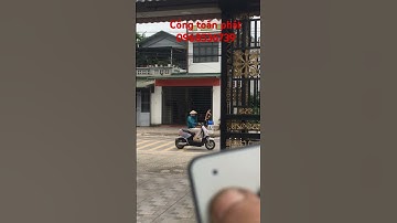 giải phap mở cổng khi bị mất điện với hộp kỹ thuật che lưu điện và che tủ đk đẹp và bền .