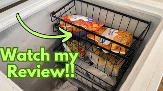 Honest review-4 pack Metal Baskets for deep freezer