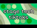 Stage tech tiktok comp because gaff tape is holding it all together