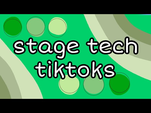 stage tech tiktok comp because gaff tape is holding it all together class=