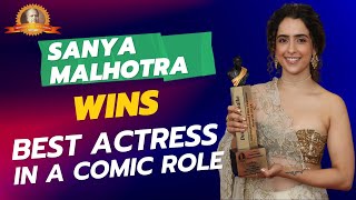 Sanya Malhotra wins Best Actress in a Comic Role Award for glorious performance in Kathal | Netflix