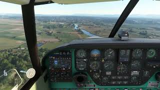 MSFS - Comanche 250 - Traffic Pattern at Harvey Snohamish airfield (S43)
