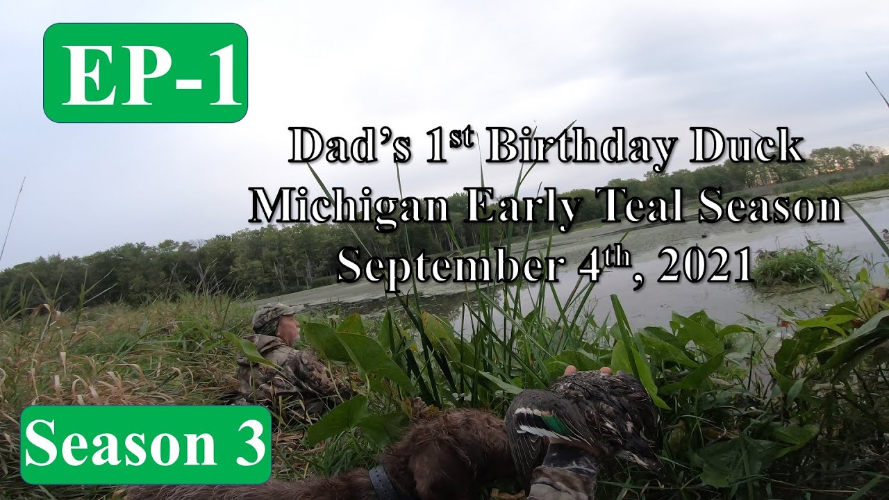 4 сентября 2021 г. Охота на мичиганских чирков / Птица в честь дня рождения!!!!!