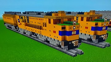 Minecraft Union Pacific Veranda Gas Turbine Train Tutorial