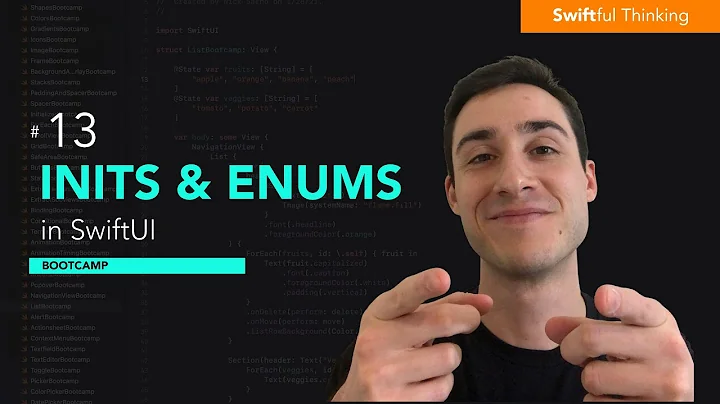 How to use inits and enums in SwiftUI | Bootcamp #13