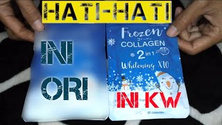 Perbedaan Frozen Collagen Ori dan KW, Cek Sebelum Beli!!!!!