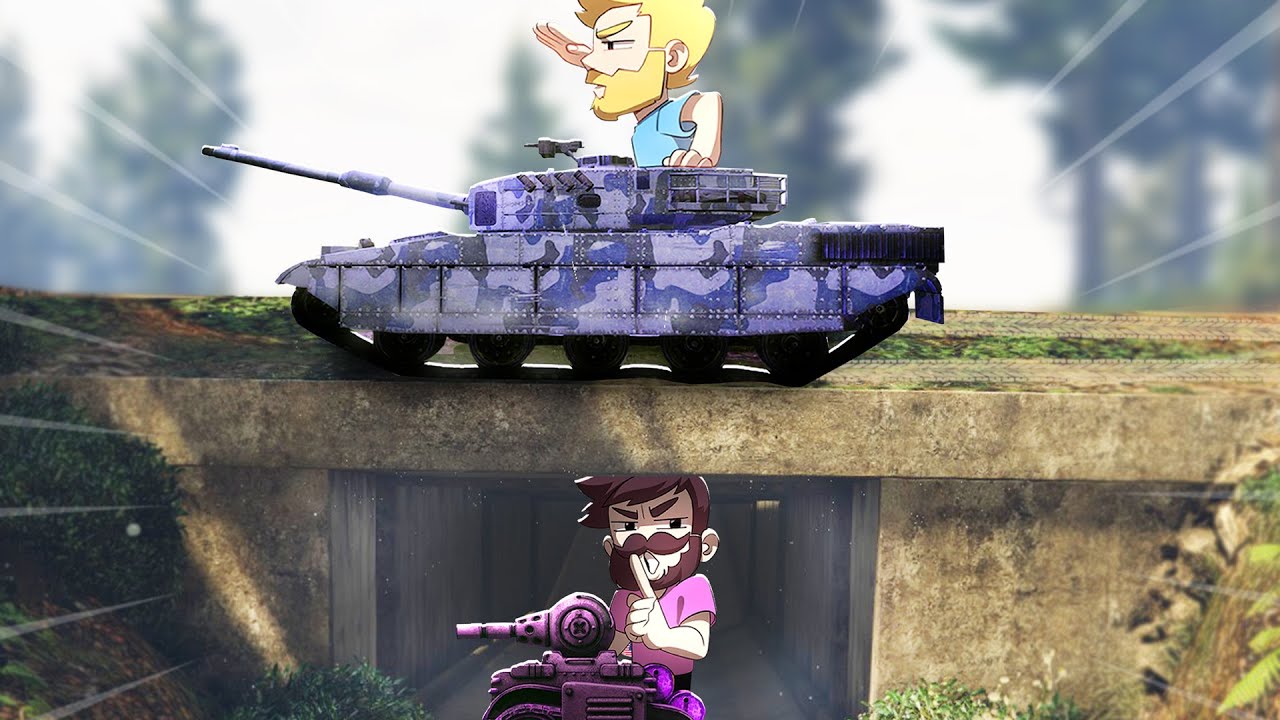GTA 5 Hide and Seek With TINY TANKS! - YouTube