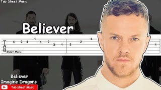 Video thumbnail of "Imagine Dragons - Believer Guitar Tutorial"