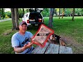 Eating an MRE at Camp! (Truck Camping)