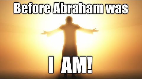 ✝️Scripture Takes: John 8:58, "Truly I say to you, before Abraham was born, I AM." Jesus is God!SFC