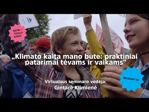 Video: Kaip Mes Darome įtaką Klimato Pokyčiams