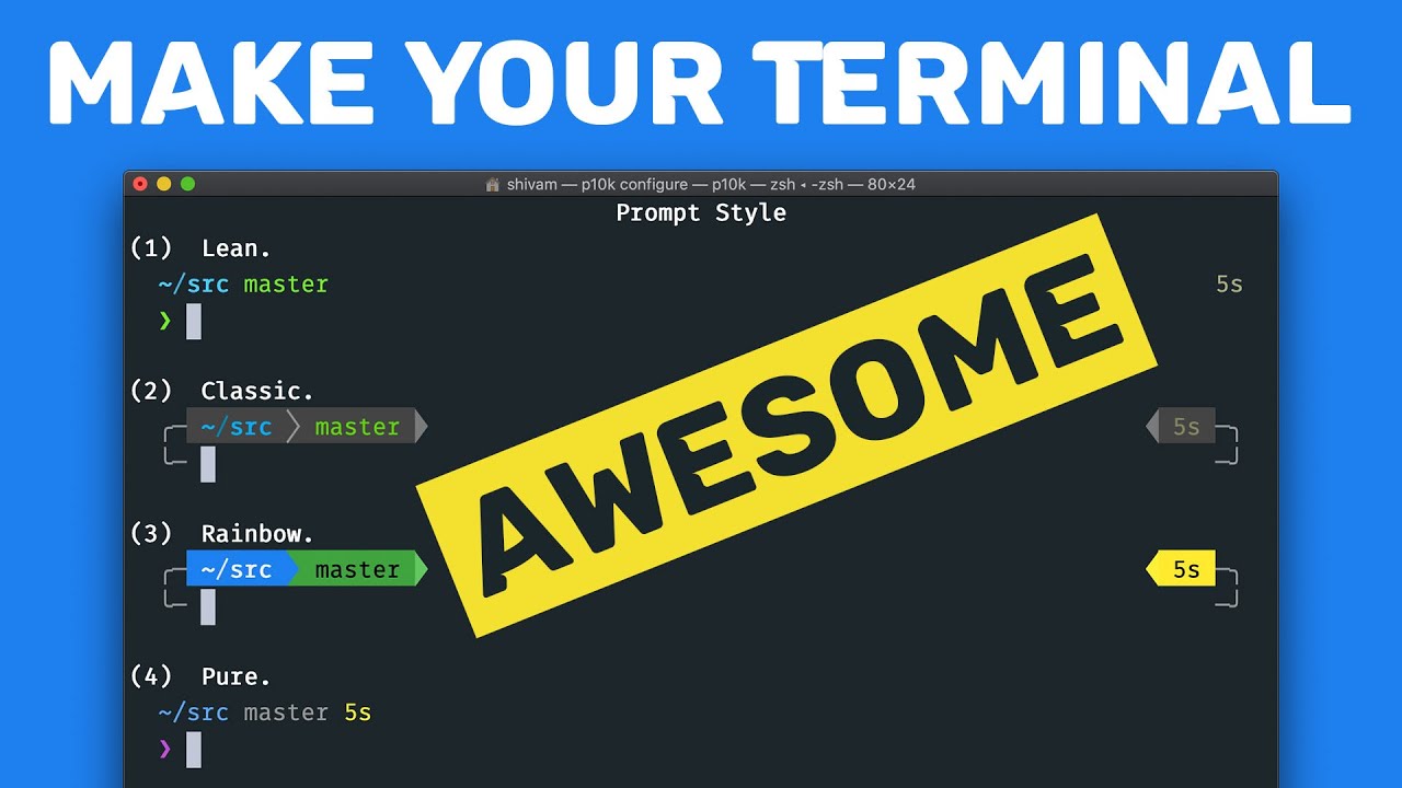 Ваш терминал. Powerlevel10k. Ohmyzsh best Themes. Ohmyzsh Plugins. Ed Terminal.