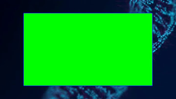 Best Green Screen Glittering DNA Double Helix With Depth Of Field Rotating Mysterious Science