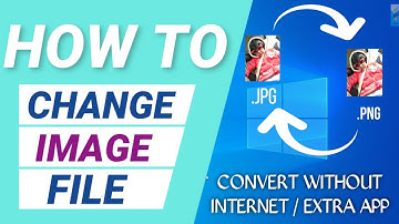How to Change JPG to PNG | Convert PNG to JPG / GIF In Windows PC /Laptop | Tech Talk Hops