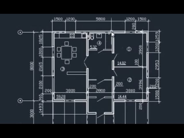 План дома в AutoCAD. Часть 1