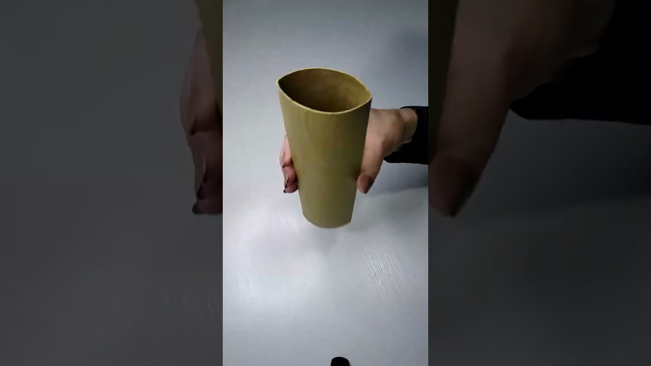 Wow! I Made It From Paper Rolls! #easy #paper #craft #gold #vase #diy #recycle #idea #rolls