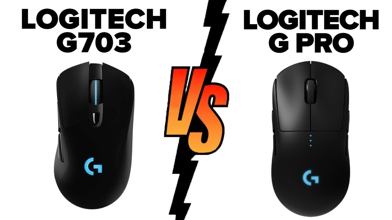 Ende sandsynlighed lave et eksperiment Logitech G703 Lightspeed vs Logitech G PRO Wireless - Which Mouse Is Better  ? - YouTube
